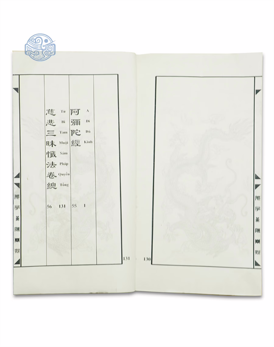 Sách từ bi tam muội sám pháp quyển tổng song ngữ xuyến chỉ - Ảnh 9