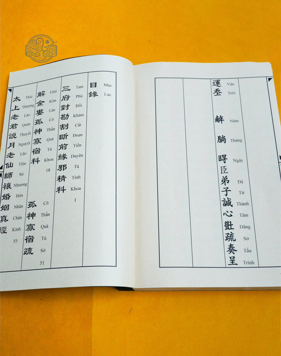 Bộ sách cúng độ dương (9 cuốn) song ngữ xuyến chỉ - Ảnh 33