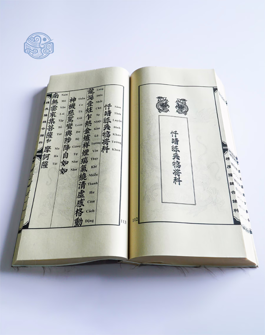 Sách khao luyện phật thánh binh tướng sai văn song ngữ xuyến chỉ - Ảnh 11