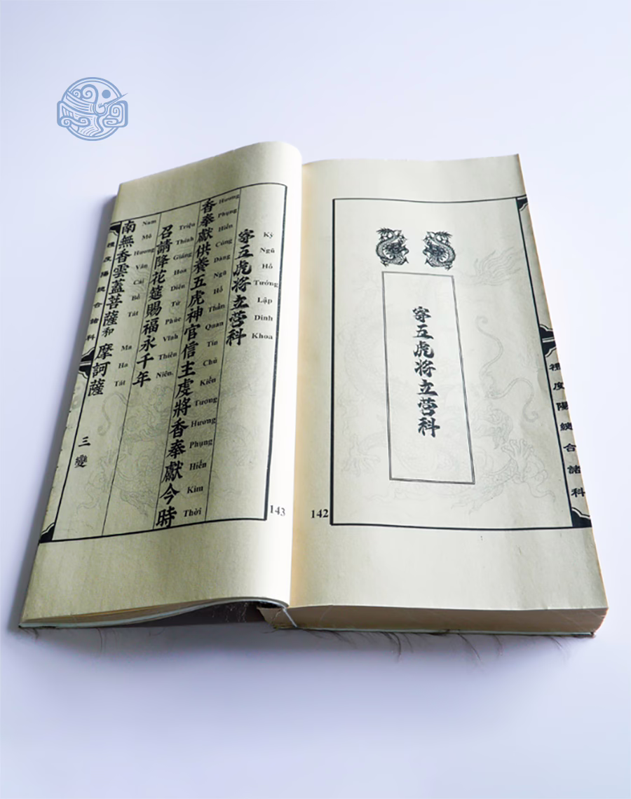 Sách khao luyện phật thánh binh tướng sai văn song ngữ xuyến chỉ - Ảnh 8