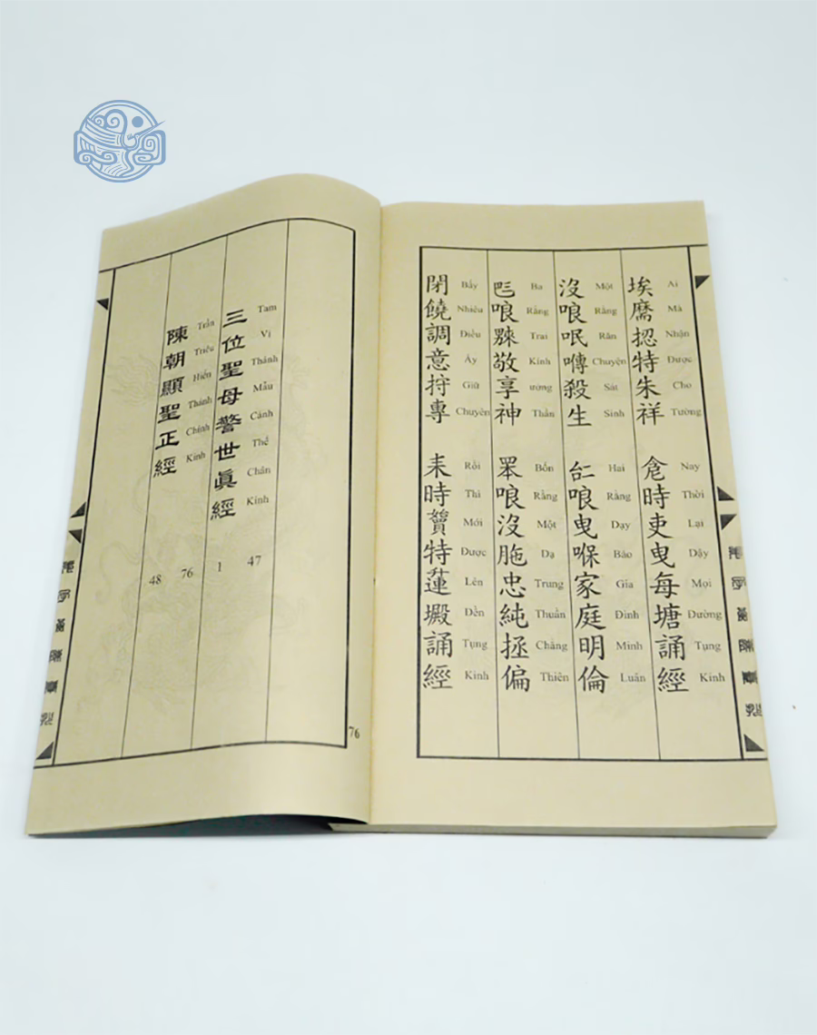 Sách Chính kinh diễn âm song ngữ tuyến chỉ - Ảnh 6