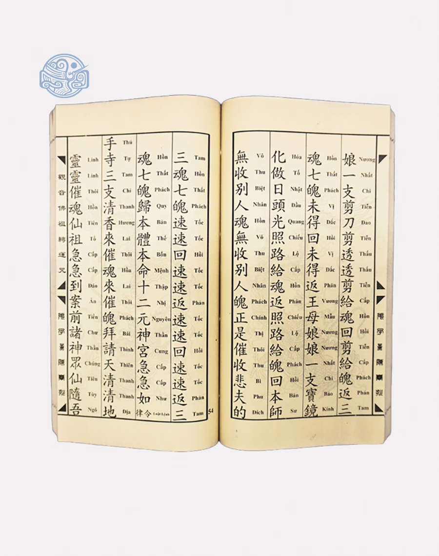 Sách Khai vận trừ tà ấn quyêt song ngữ tuyến chỉ - Ảnh 3