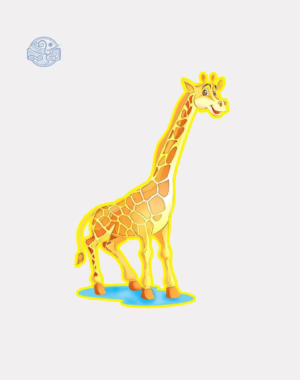 Tranh con vật trang trí vườn Lâm Tỳ Ni 1m nhựa xốp