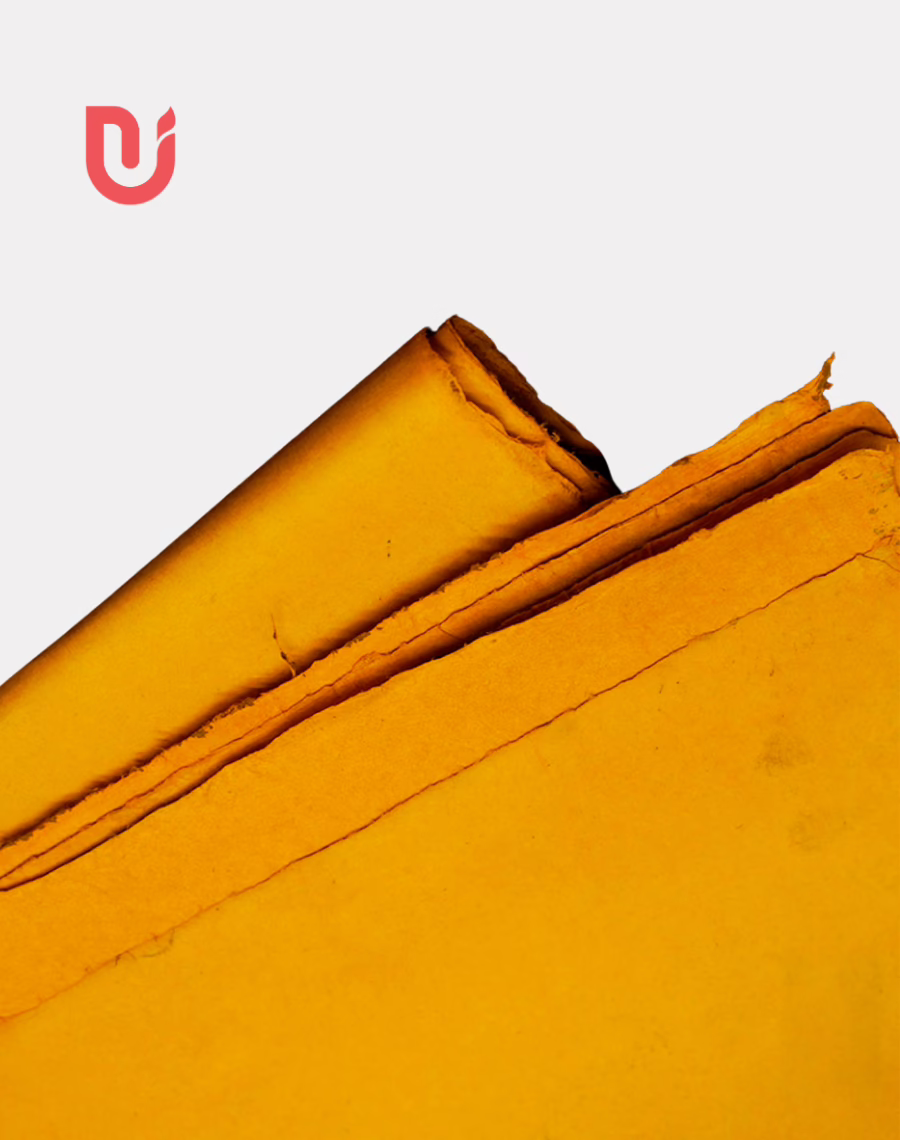 Giấy Long Đằng làm phôi sắc phong khổ 125x60 cm