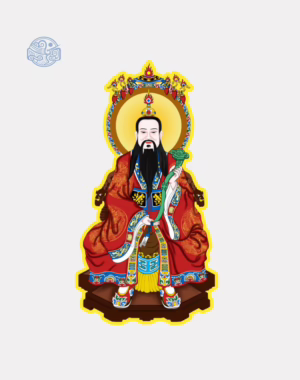 Tranh Linh Bảo Thiên Tôn nhựa xốp