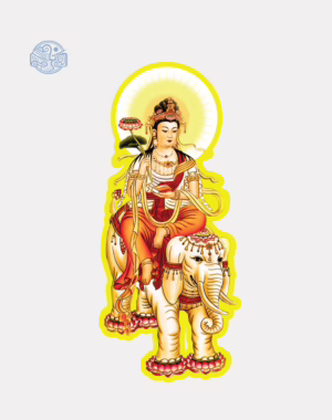 Tranh Phổ Hiền Bồ Tát chất liệu nhựa xốp