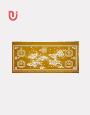 Phôi sắc phong thần triều Nguyễn niên hiệu Minh Mạng - Nhũ bạc - 1 mặt rồng 1 mặt tứ linh