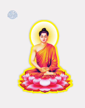 Tranh Phật Thích Ca Mâu Ni ép plastic