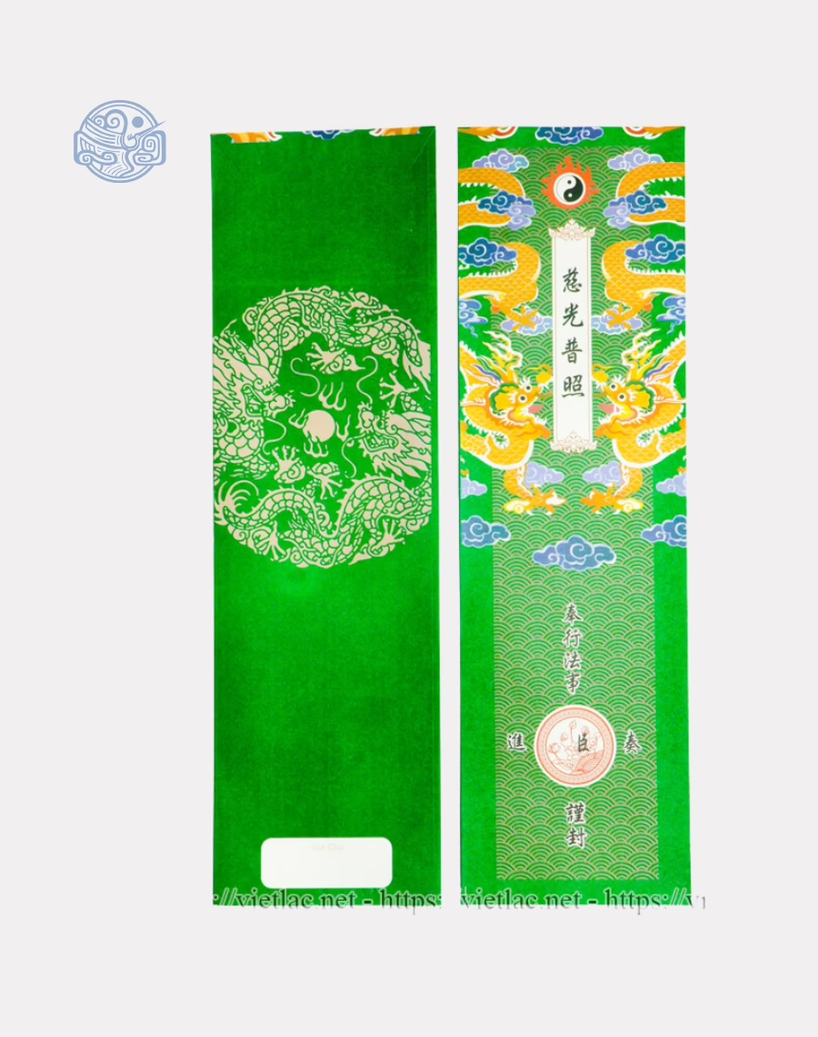 Vỏ sớ LVKH trung phẩm 500DL70 9x31 cm xanh lục - Ảnh 2