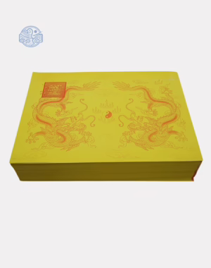 Giấy in sớ Việt Lạc rồng chầu RH nền vàng