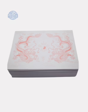 Giấy in sớ Việt Lạc rồng chầu RH nền trắng