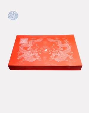 Giấy in sớ Việt Lạc rồng chầu RH nền đỏ