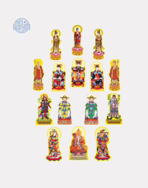 Bộ tranh cúng 15 bức thông dụng