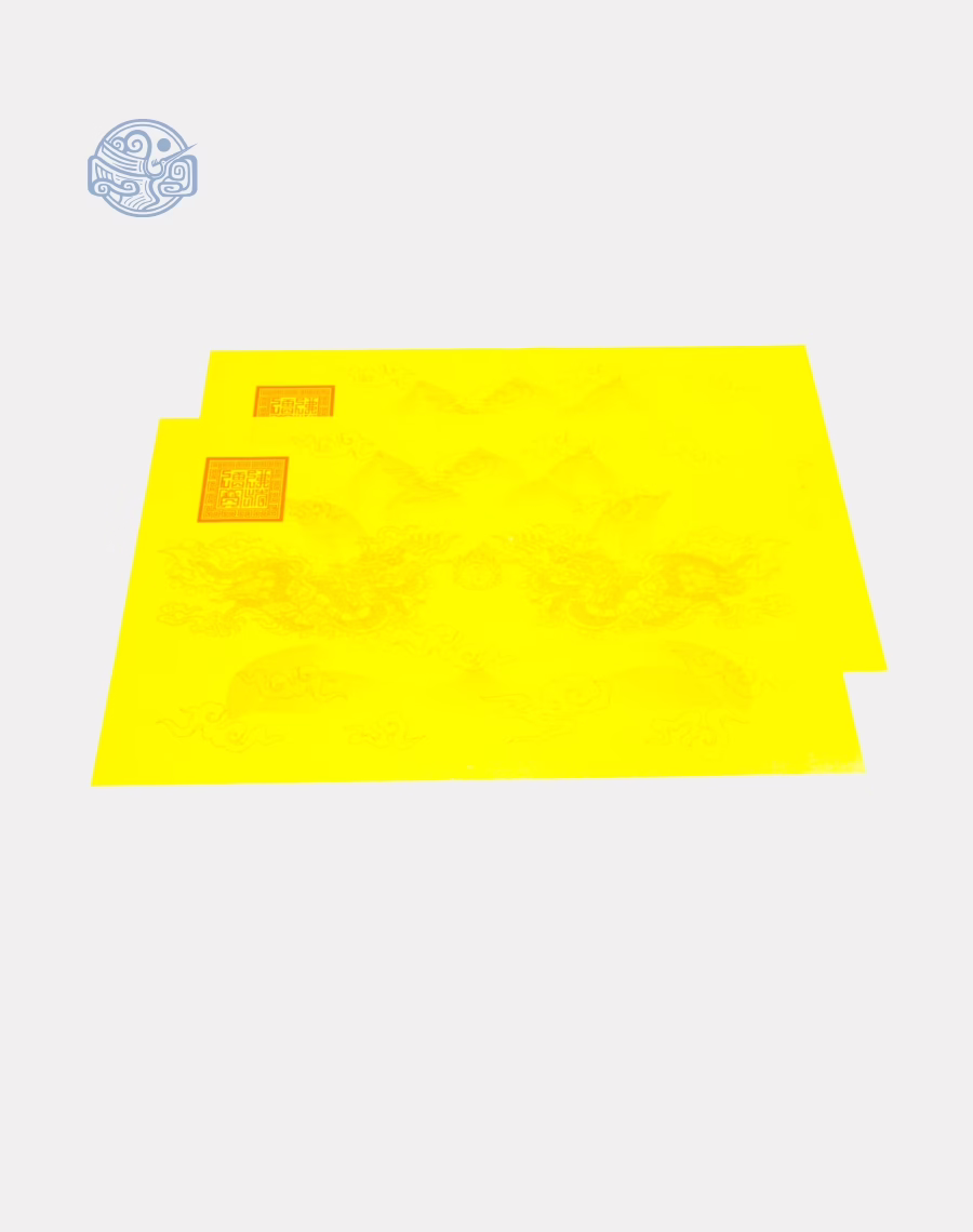 Giấy in sớ Việt Lạc rồng chầu RHS nền vàng - Ảnh 3