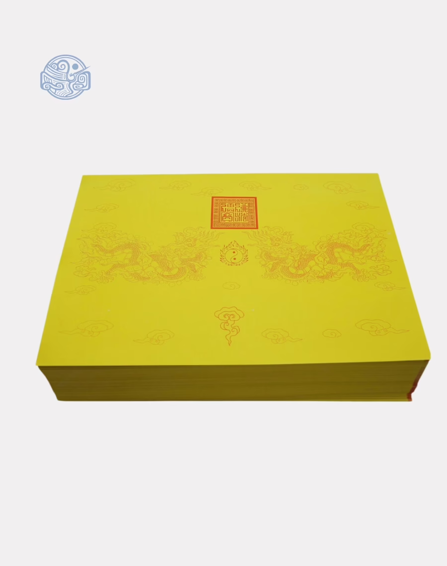 Giấy in sớ Việt Lạc rồng chầu RN nền vàng - Ảnh 4