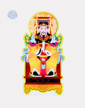 Tranh Ngọc Hoàng Đại Đế (vẽ tay) chất liệu nhựa xốp