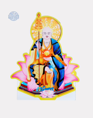 Tranh Mục Kiền Liên Bồ Tát (vẽ tay) chất liệu nhựa xốp