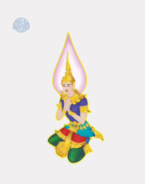 Tranh A Tư Đà vườn Lâm Tỳ Ni nhựa xốp