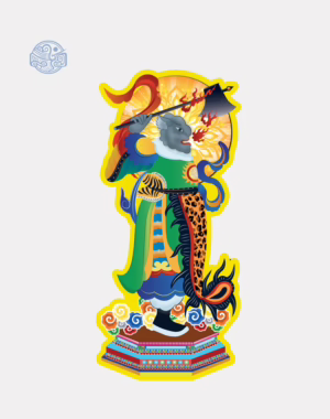 Tranh Sơn Tiêu Độc Cước (vẽ tay) ép plastic