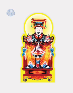 Tranh Ngọc Hoàng Đại Đế ép plastic