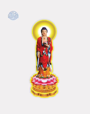 Tranh Phật A Di Đà ép plastic