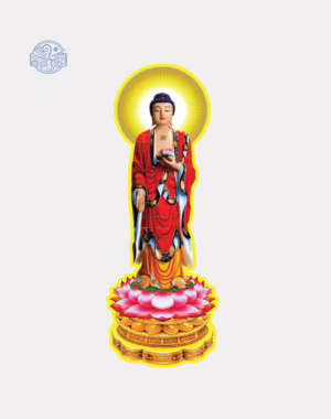 Tranh Phật A Di Đà chất liệu nhựa xốp