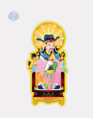 Tranh Quan Đương Niên (vẽ tay) ép plastic