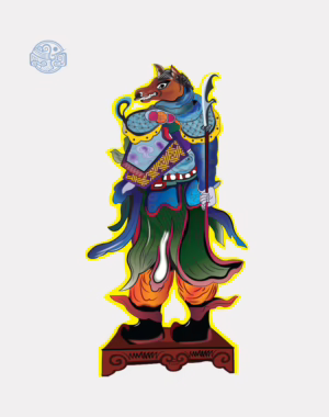 Tranh Mặt ngựa 60cm xốp