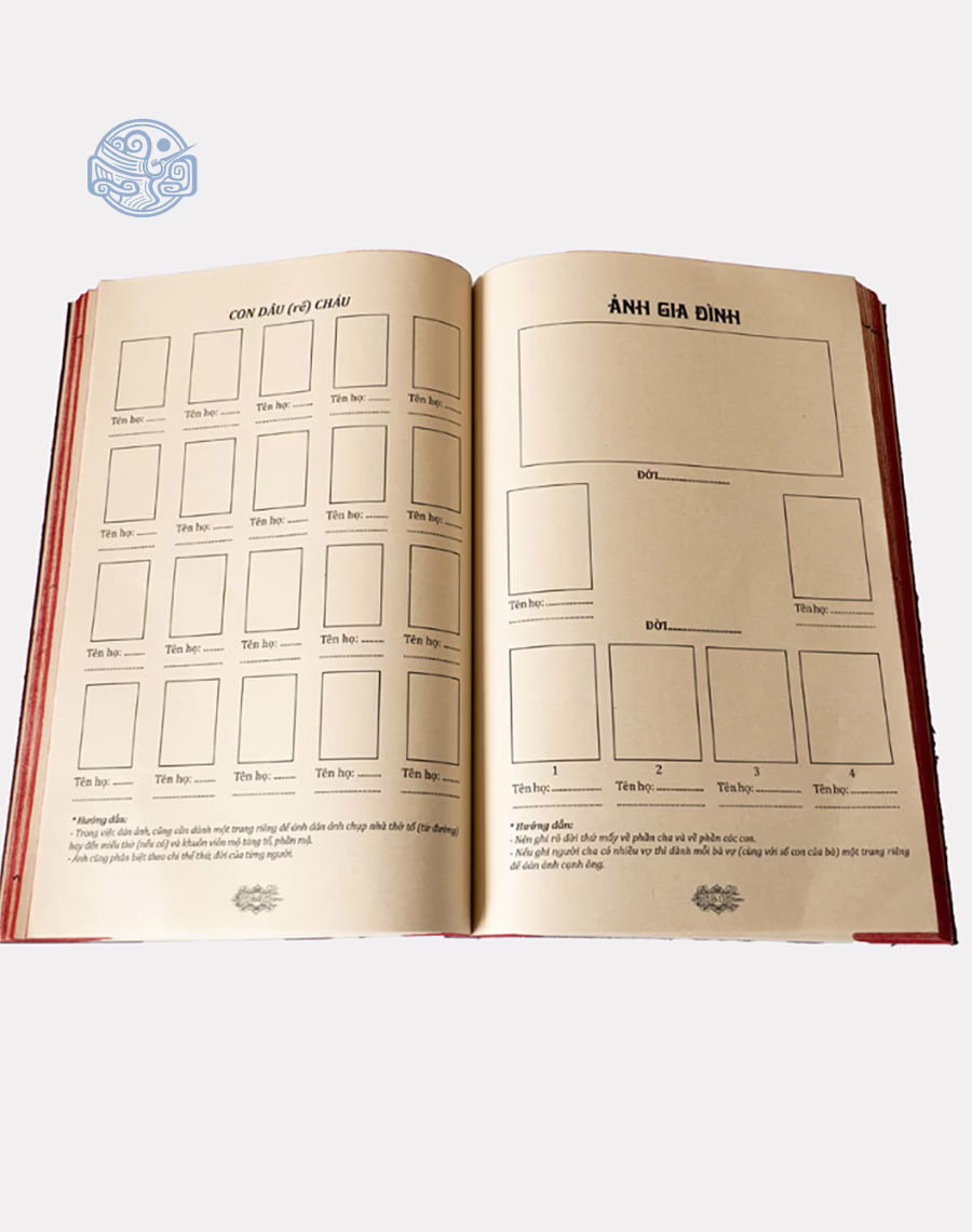 Sổ ghi gia phả - Ảnh 6