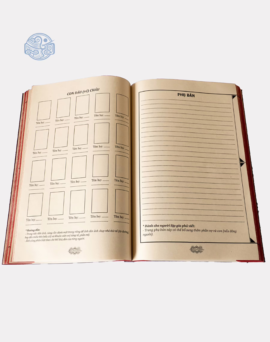 Sổ ghi gia phả - Ảnh 5