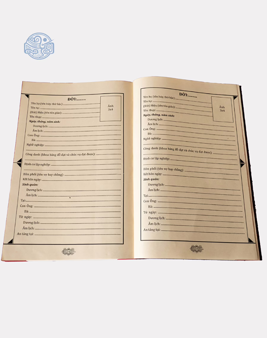 Sổ ghi gia phả - Ảnh 3