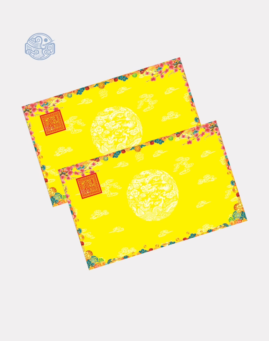 Giấy in sớ Tài Lộc Nghinh Xuân nền vàng - Ảnh 2