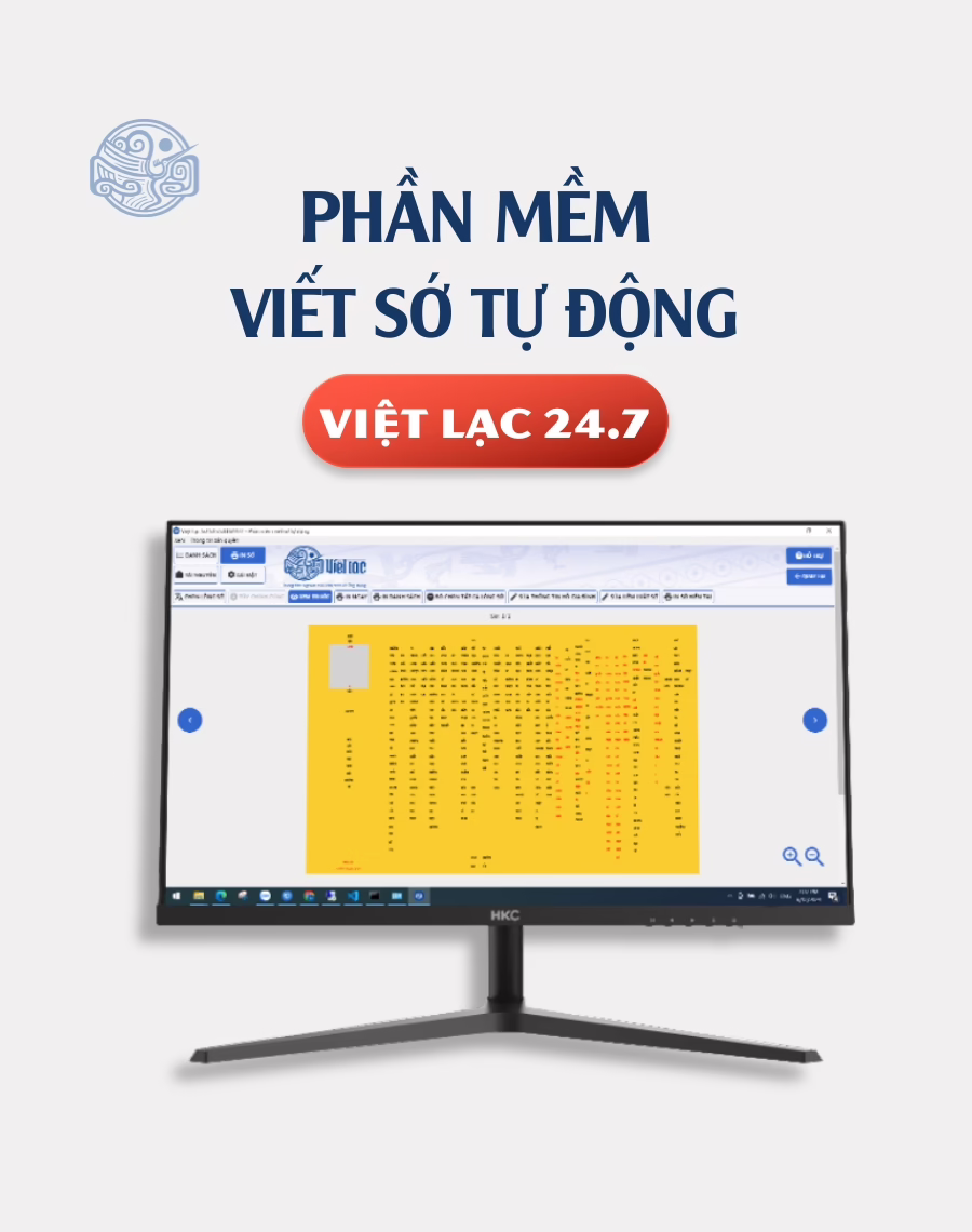 Phần mềm viết sớ Việt Lạc 247