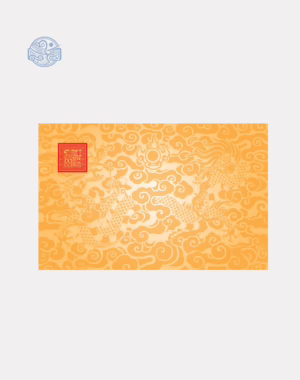 Giấy In Sớ Cổ Long có ấn 1000DL65 a3s nền cam