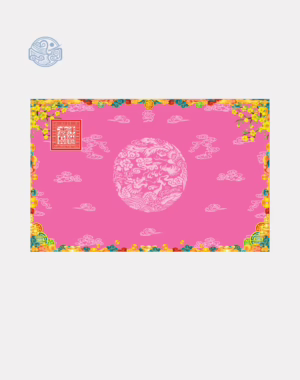 Giấy in sớ Tài Lộc Nghinh Xuân nền hồng