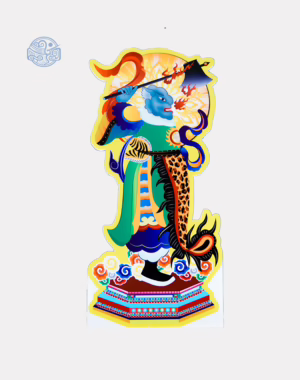 Tranh Sơn Tiêu Độc Cước (vẽ tay) chất liệu nhựa xốp