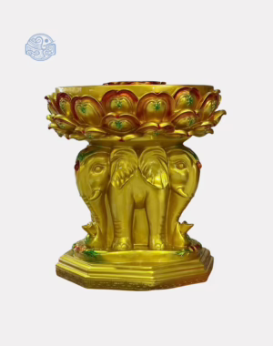 Chậu tắm Phật Tịnh Diệp 85x90cm màu vàng composite