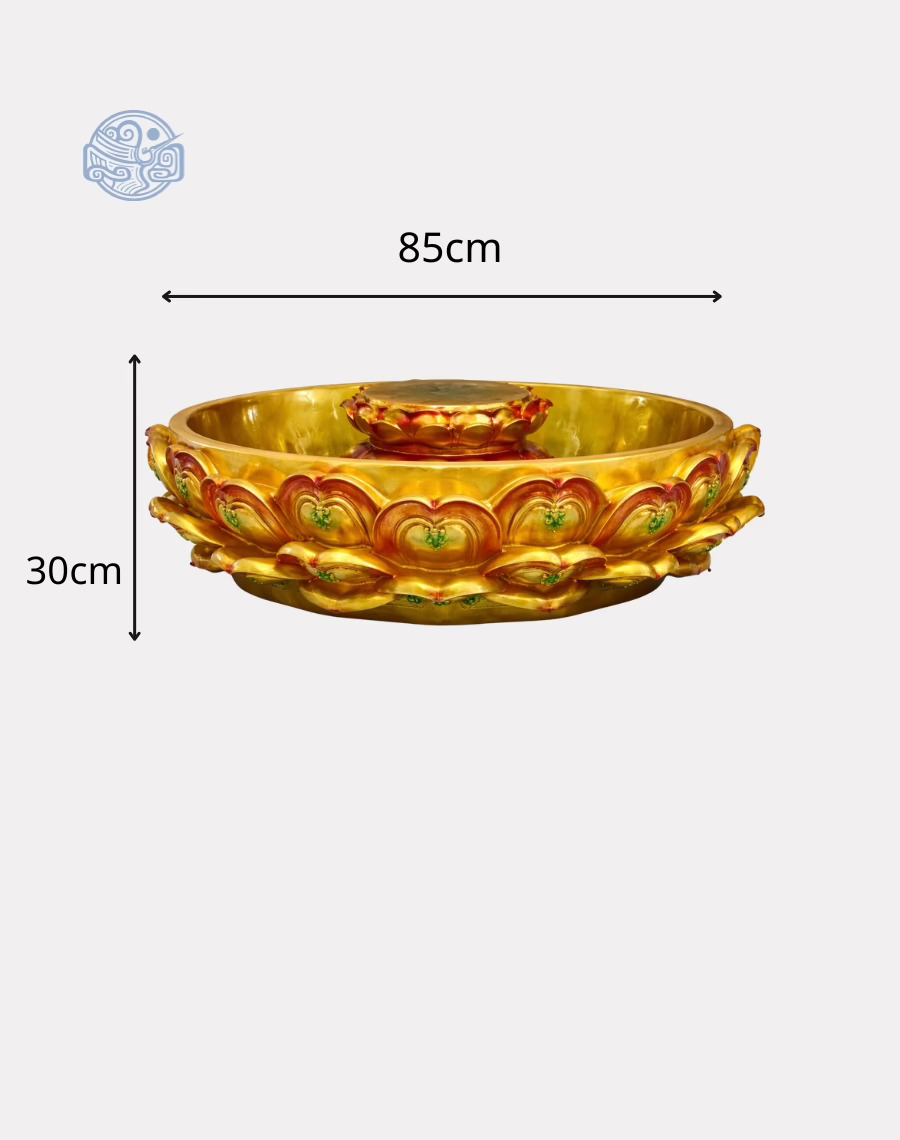 Chậu tắm Phật Bách Diệp Liên 30x85cm composite - Ảnh 2