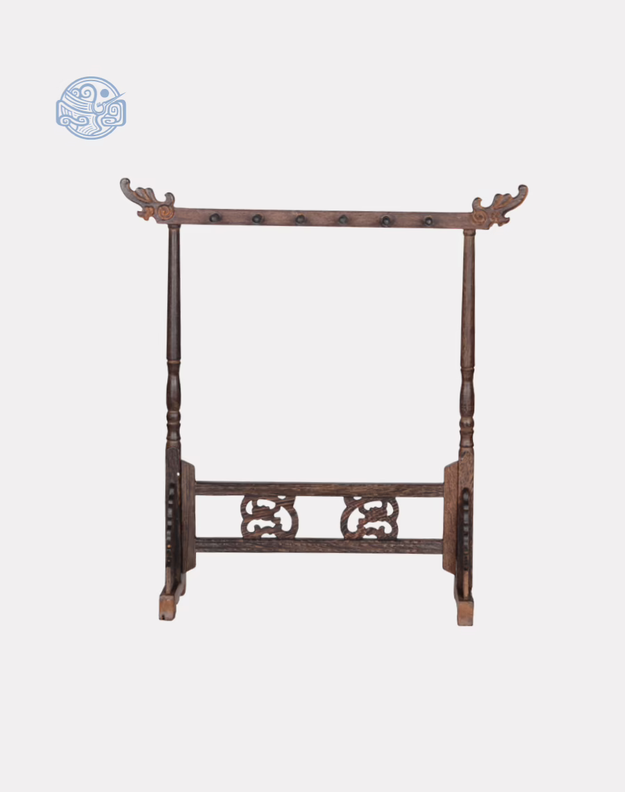 Giá bút gỗ Hồng Mộc Long Đầu